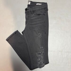 Frame size 26 Charcoal Distressed Ankle Jeans